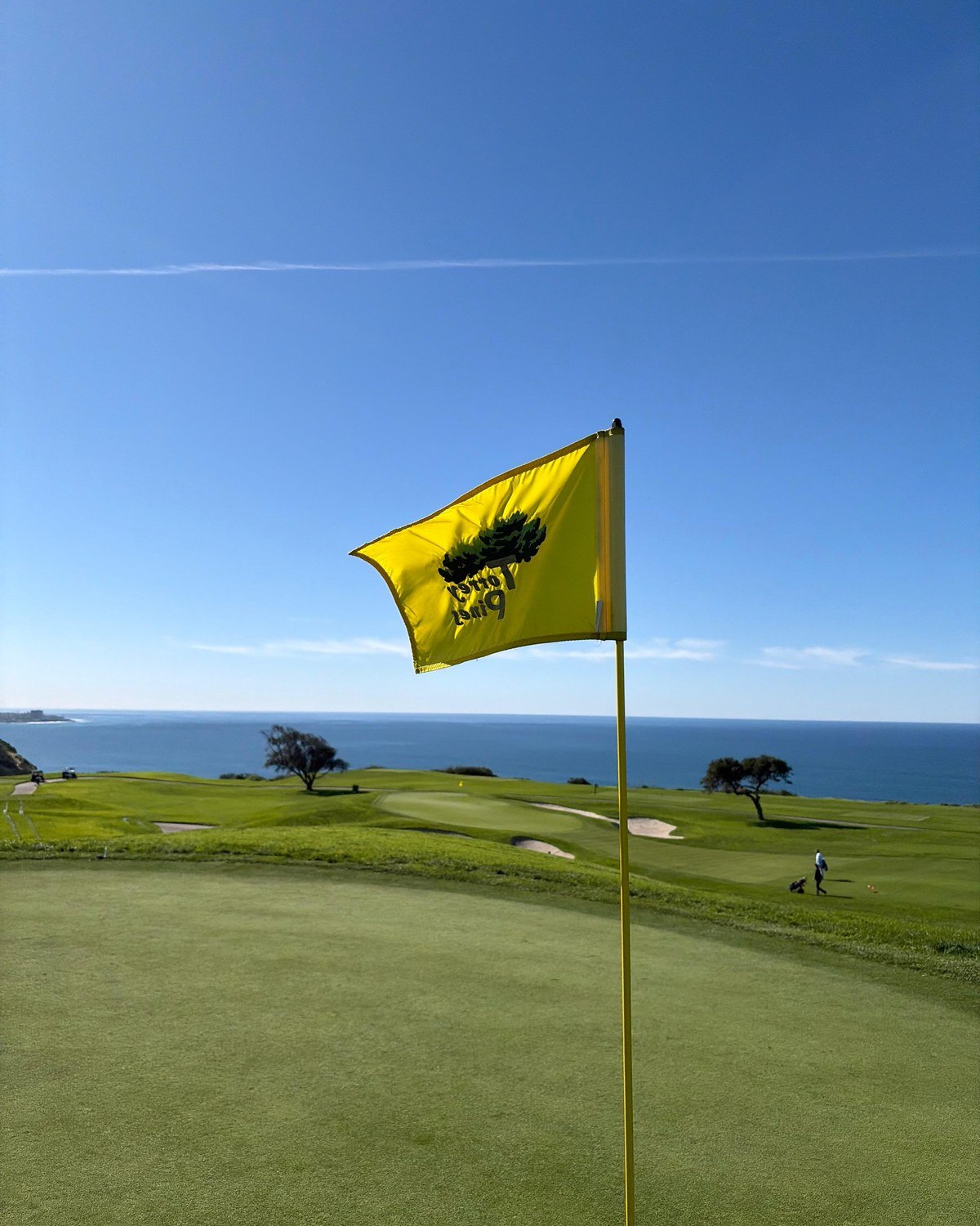 A golf hole on the course